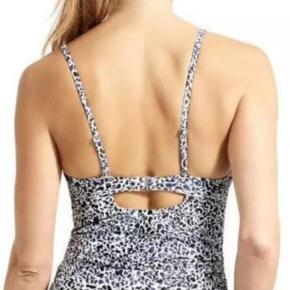 Athleta Zimbabwe Smocked Tankini Top - Picture 2 of 5